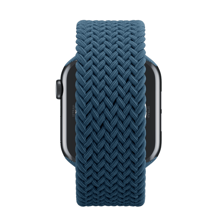 APPLE WATCH 45MM BRAIDED SOLO LOOP - SIZE 8 - ABYSS BLUE - Brand New