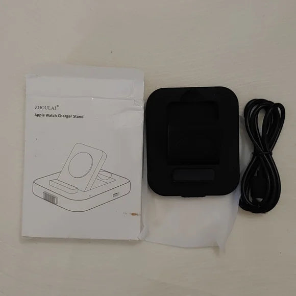 Zooulai Apple Watch Charging Stand, Black Like New