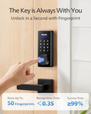 Philips WiFi Smart Lock with Handle, Fingerprint Keyless Entry Door Lock - Like New