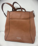 COLE HAAN GRAND AMBITION CONVERTIBLE LARGE BACKPACK BAG LEATHER BROWN - SIZE: 14 - Like New