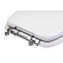 TOPSEAT TINYHINEY POTTY ROUND TOILET SEAT ADULT CHILD HINGES 6TSTR9999CP - WHITE - Brand New