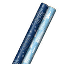 Hallmark Holiday Wrapping Paper, 2 Jumbo Rolls, Christmas Trees, B088SBLQB1 - Brand New