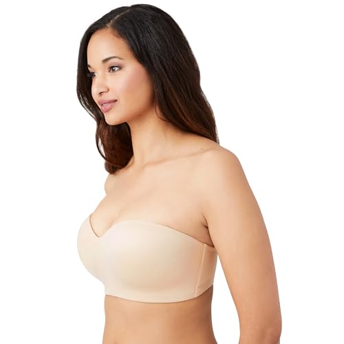 WACOAL WOMENS STAYING POWER WIRE STRAPLESS CONVERTIBLE BRA 36D SAND - Like New
