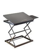 UNCAGED ERGONOMICS CD4 ADJUSTABLE STANDING DESK CONVERTER FOR LAPTOPS - BLACK - Like New