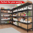 5 Tier Metal Shelving Unit Storage Shelves Load 1500LBS,Adjustable Wire Shelving - Brand New