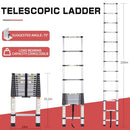 RIKADE Telescoping Ladder, 12.5FT Aluminum with Non-Slip,330lb Capacity - Like New