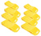 ZONETECH TIRE SAVER RAMPS - PREMIUM ANTI- SLIP DESIGN PREVENTION 8 PACK - YELLOW - Like New