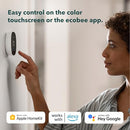 ECOBEE SMART THERMOSTAT ESSENTIAL PROGRAMMABLE WI-FI SIRI ALEXA ASSISTANT WHITE - Like New