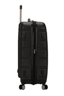 ROCKLAND MELBOURNE HARDSIDE EXPANDABLE SPINNER WHEEL LUGGAGE 28" - BLACK - Like New