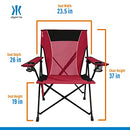 Kijaro Dual Lock Portable Camping Chairs - Versatile Folding Chair - Red Rock - Brand New