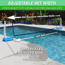 GoSports Splash Net PRO Pool Volleyball Net, Includes 2 Volleyballs, 091-11-2046 - Like New