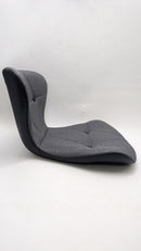 Halter Barstool, Adjustable Height Stool Chair Barstool Set of 2, Gray/Black - Brand New
