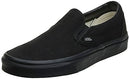 VANS UNISEX CLASSIC SLIP-ON - SIZE: MEN 8.5 WOMEN 10 - BLACK/BLACK - Like New