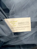 KATHY IRELAND 100% RAYON FROM BAMBOO COOLING QUEEN SHEET SET 6 PIECE SET - BLUE - Like New