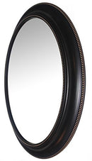 Infinity Instruments Sonore 30" Black Oval Wall Mirror - B07HPC83YC - Brand New