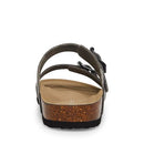 Madden Girl Women's Brando Slide-On Sandal Black Paris Size 8 - Like New