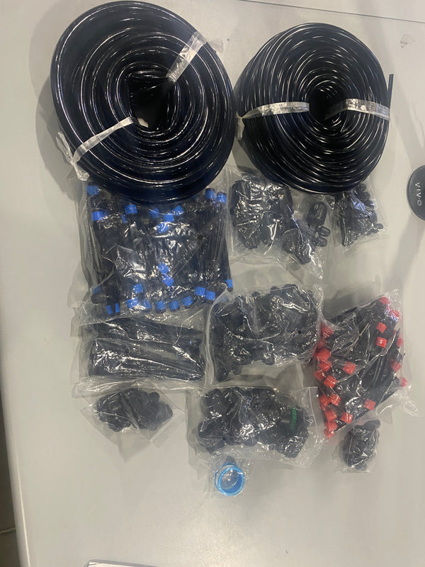 GENERIC 1/2" 60M MAINLINE DRIP IRRIGATION SYSTEM SET - Like New