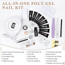 SAVILAND Poly Gel Kit 8 Colors 96W U V Nail Lamp Gel Transfer Kit B0BG4ZKWVV - Brand New