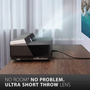 VIEWSONIC X1000-4K TRUE 4K UHD ULTRA-SHORT THROW PROJECTOR 1000 ANSI LUMENS - Like New