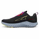 ALTRA OUTROAD RUNNING SHOES BLACK PURPLE - SIZE: WOMEN 9 - BLACK PURPLE - Like New