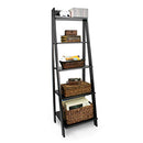 ADEPTUS JELA SOLID WOOD SPLIT 5 SHELF LADDER 95078 - BLACK - Like New