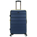 ROCKLAND MELBOURNE HARDSIDE EXPANDABLE LUGGAGE SPINNER WHEELS CHECKED NAVY 28" - Brand New
