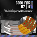 COOLER MASTER HYPER 212 SPECTRUM V3 ARGB CPU AIR COOLER 120MM RR-S4NA-17PA-R1 - Like New