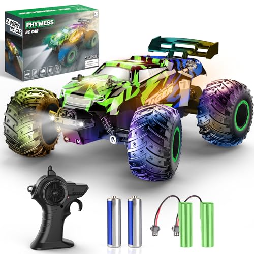 Remote Control Car, RC Cars Kids Toys for Boys, 2.4Ghz RC Truck - Scratch & Dent