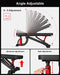 YouTen 1000 LB Weight Bench Heavy Capacity | 9-4-4 Almost 90° - Scratch & Dent