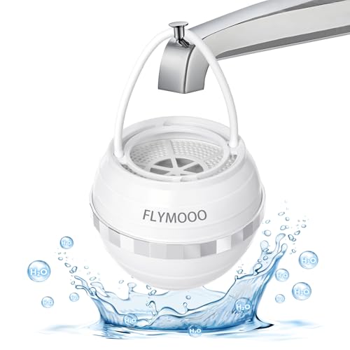 FLYMOO BATH FILTER TUB FAUCET - 8 STAGES BATHTUB WATER FILTER F35 - WHITE - Like New