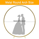 Round Wedding Arch Stand 7.2ft Gold Backdrop Stand Metal Circle Balloon Arch - Like New