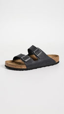 BIRKENSTOCK ARIZONA BS SANDALS - UNISEX SIZE 9 MEN, SIZE 11 WOMEN - BLACK - Brand New