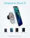 ANKER CAR MOUNT CHARGER POWERWAVE MAGNETIC CHARGING MOUNT A2931 - BLACK/WHITE - Like New