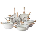 COUNTRY KITCHEN NON-STICK CAST ALUMINUM COOKWARE SET CREAM, 13 - Scratch & Dent