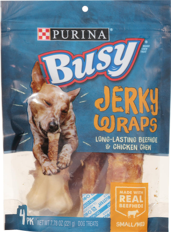 Busy Jerky Wraps Chew Treats for Small/Medium DOGJERKY-11256 - NEW - Brand New