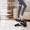 Capon Black Stair Stepper for Exercises, Portable Mini Steppers - Brand New