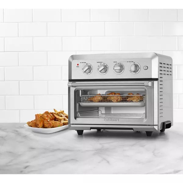 CUISINART 1800W AIR FRYER TOASTER OVEN STAINLESS STEEL FINISH - Like New