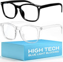 LIVHO High Tech Blue Light Glasses - Advanced Blue Light Blocking - BLACK/CLEAR - Like New