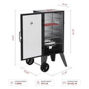 Royal Gourmet SE2805 28" Analog Electric Smoker 3 Cooking Grates - BLACK - Like New