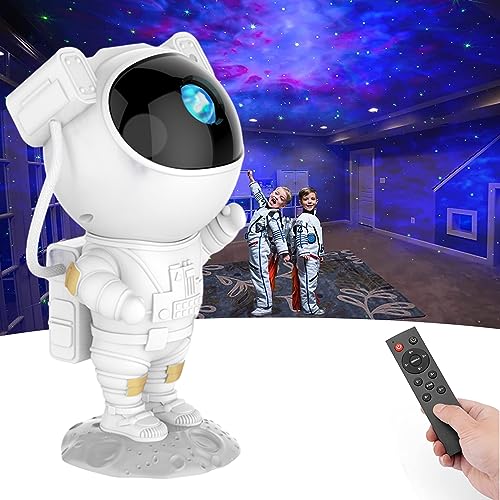 SFOUR Star Projector Galaxy Night Light Astronaut Starry Nebula A-S-123-WHT Like New