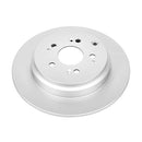 POWER STOP JBR1332EVC REAR EVOLUTION GEOMET COATED BRAKE ROTOR - SILVER ALUMINUM - Brand New