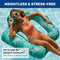 Aqua Pool Chair Float Lounge for Adults AZL17290TL - Teal Fern - Like New