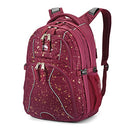 53665-9666 HIGH SIERRA SWERVE LAPTOP BACKPACK, ONE SIZE - COPPER SPLATER/MAROON - Like New