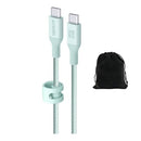 ANKER 544 BIO-NYLON USB-C TO USB-C CABLE 10FT 30,000 BEND, A80F7 - GREEN - Like New