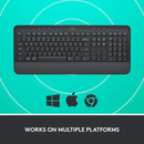 Logitech K650 Signature Wireless Keyboard - Graphite - Scratch & Dent