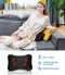 SULIVES SHIATSU BACK AND NECK MASSAGER,KNEADING MASSAGE PILLOW WITH HEAT - BLACK - Like New