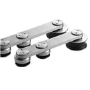 6.6FT Stainless Steel Glass Sliding Barn Door Hardware Kit S01-200cm - New - Brand New