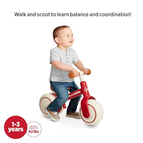 RADIO FLYER BALANCE BIKE, BABY TOY, TODDLER BIKE, BICYCLE TODDLER TOYS - RED - Like New