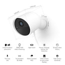 PHILIPS HUE SECURE WIRED CAMERA-2 PACK, 1080P RESOLUTION, 583765 - WHITE - Like New