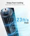 Abolee Tower Fan, 23ft/s Desk Fan, 70° Oscillating Table Fan for Bedroom - BLACK - Like New